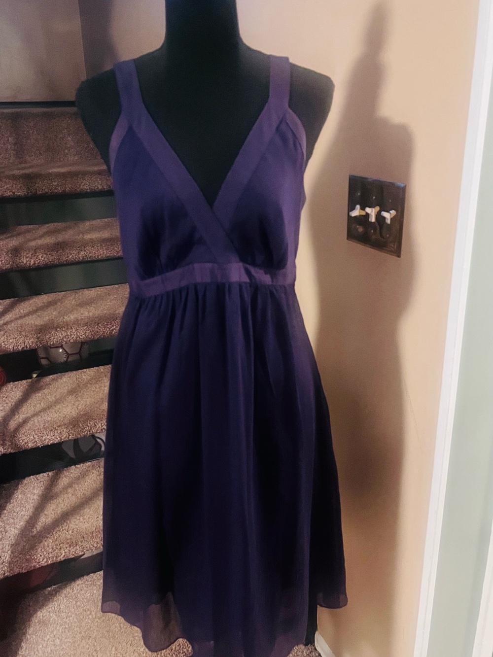 The Limited Women’s Y2K Purple Babydoll Cocktail dress size 8